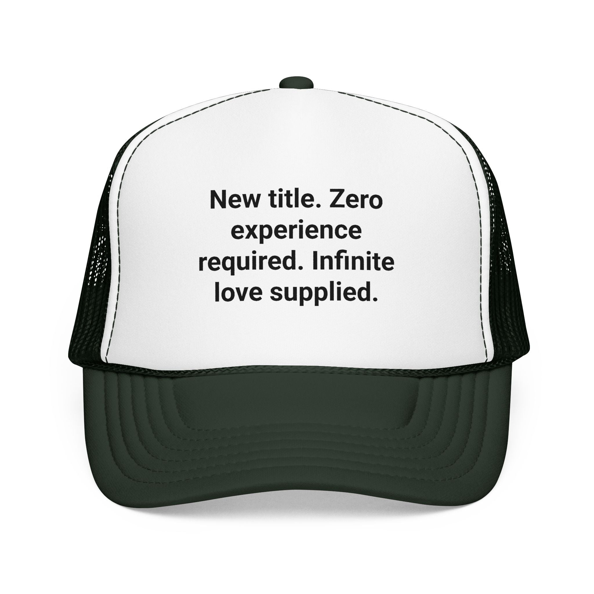New Title. Zero Experience Required. - Trucker Hat for New Grandparents