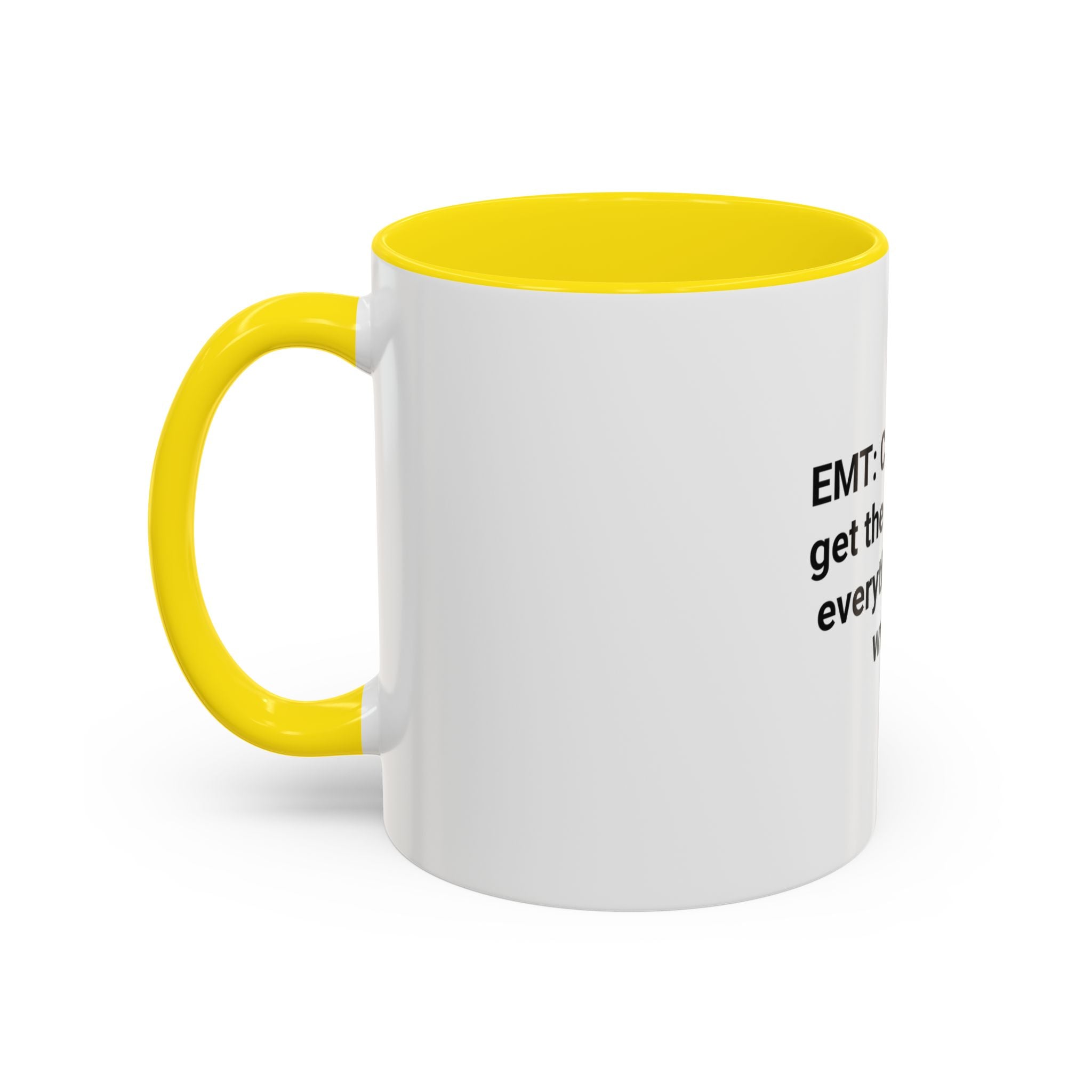 EMT Certified Mug - Accent Mug for New EMT Certification Gift