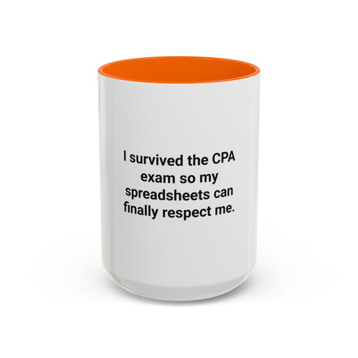 CPA Exam Survivor Spreadsheets Mug - Funny Accounting Gift