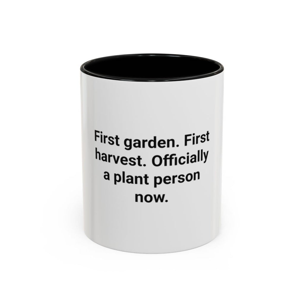 First Garden First Harvest - Accent Mug for New Gardeners