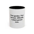 First Garden First Harvest - Accent Mug for New Gardeners