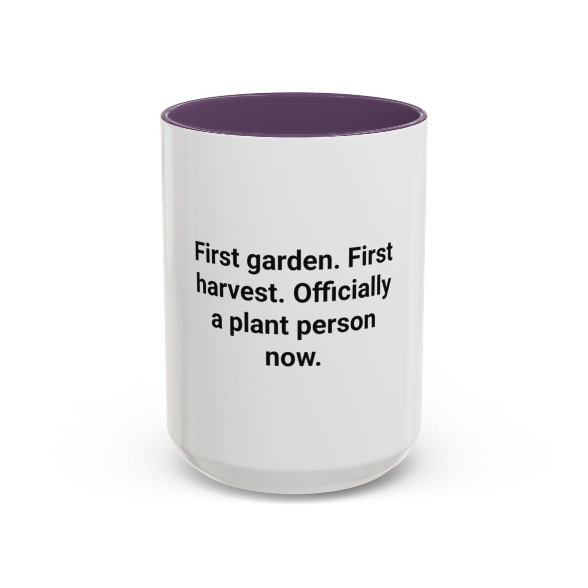 First Garden First Harvest - Accent Mug for New Gardeners