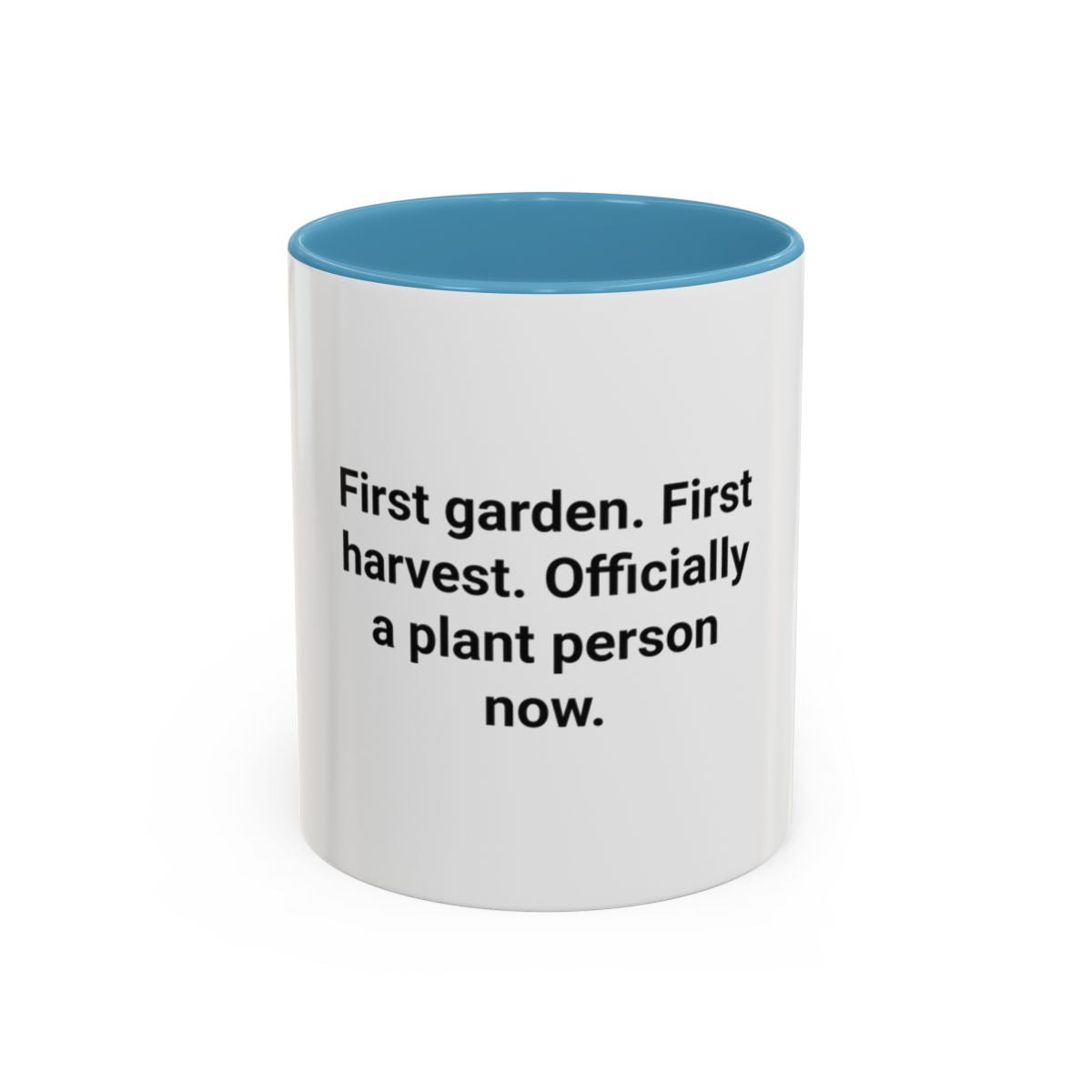 First Garden First Harvest - Accent Mug for New Gardeners