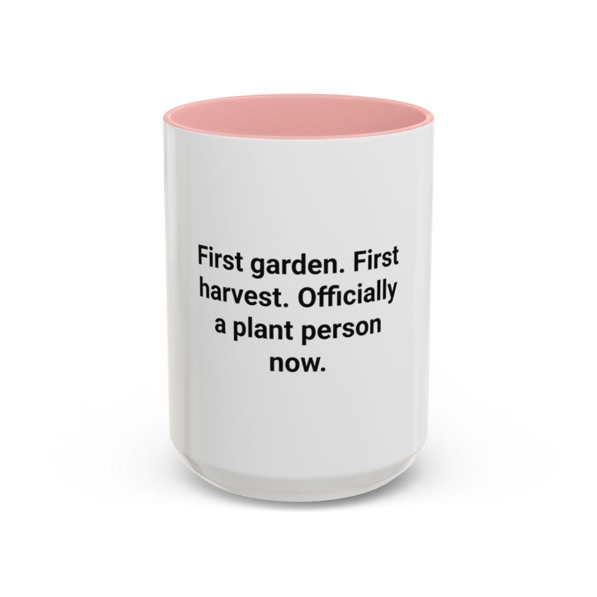 First Garden First Harvest - Accent Mug for New Gardeners
