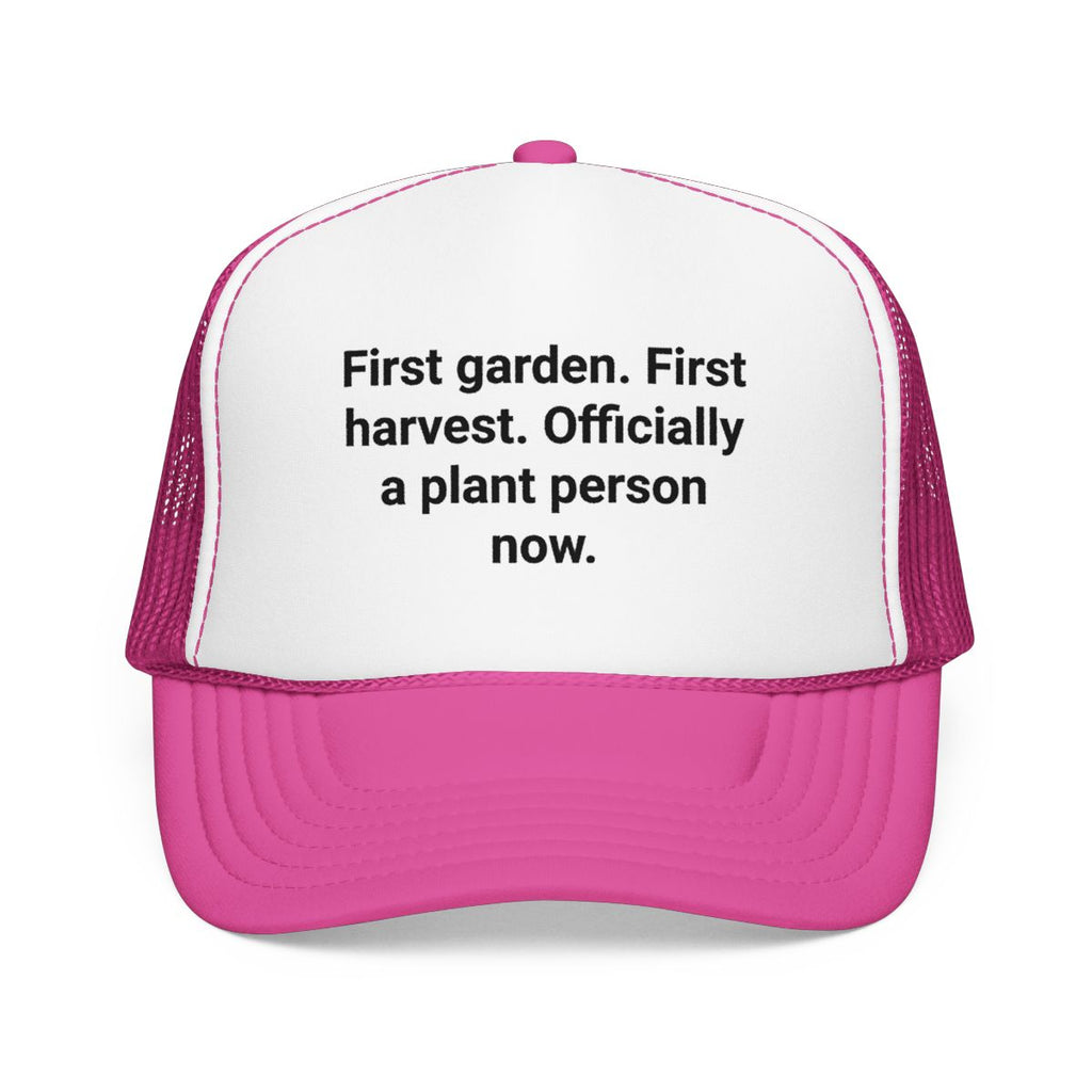 First Garden First Harvest - Trucker Hat for New Gardeners