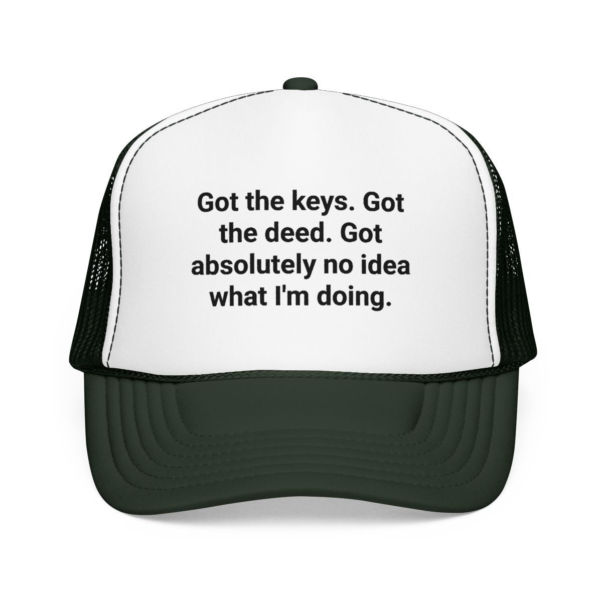 Got the Keys, Got the Deed Trucker Hat - Gift for New Homeowners