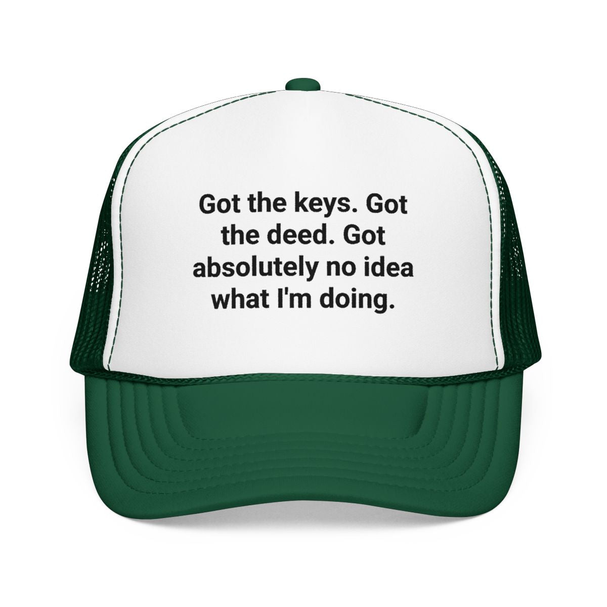 Got the Keys, Got the Deed Trucker Hat - Gift for New Homeowners