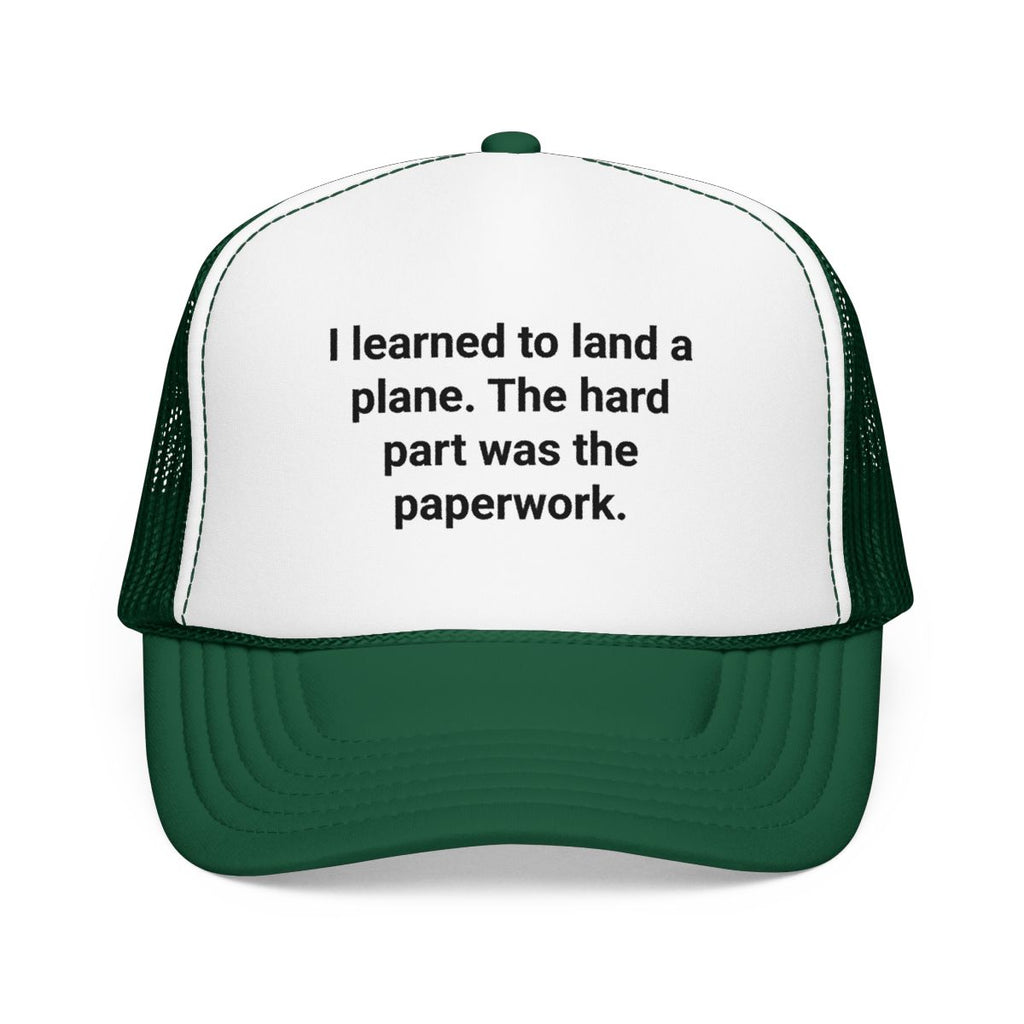 I Learned to Land a Plane. The Hard Part Was the Paperwork - Trucker Hat for New Pilots