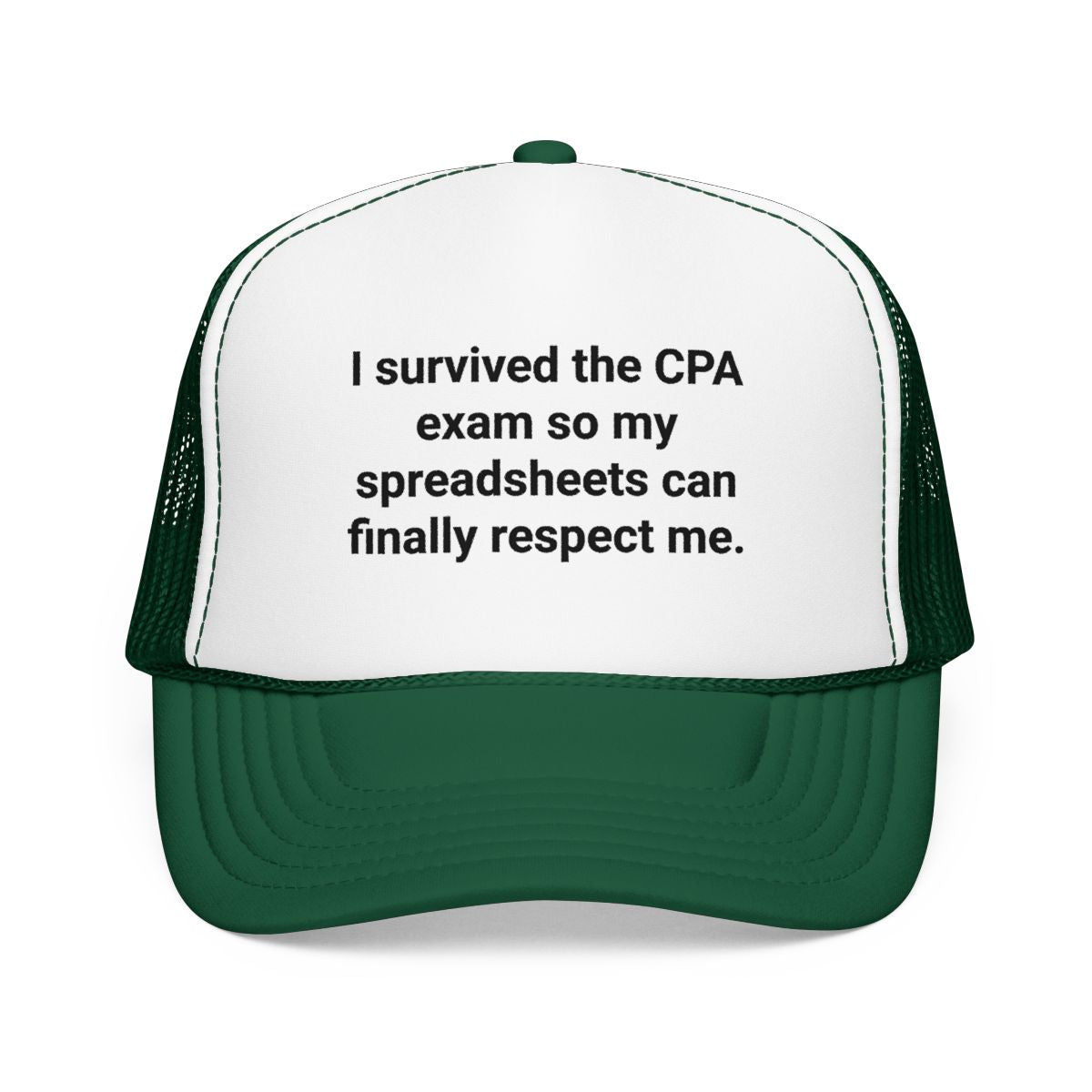 I Survived the CPA Exam Trucker Hat - Gift for New CPAs