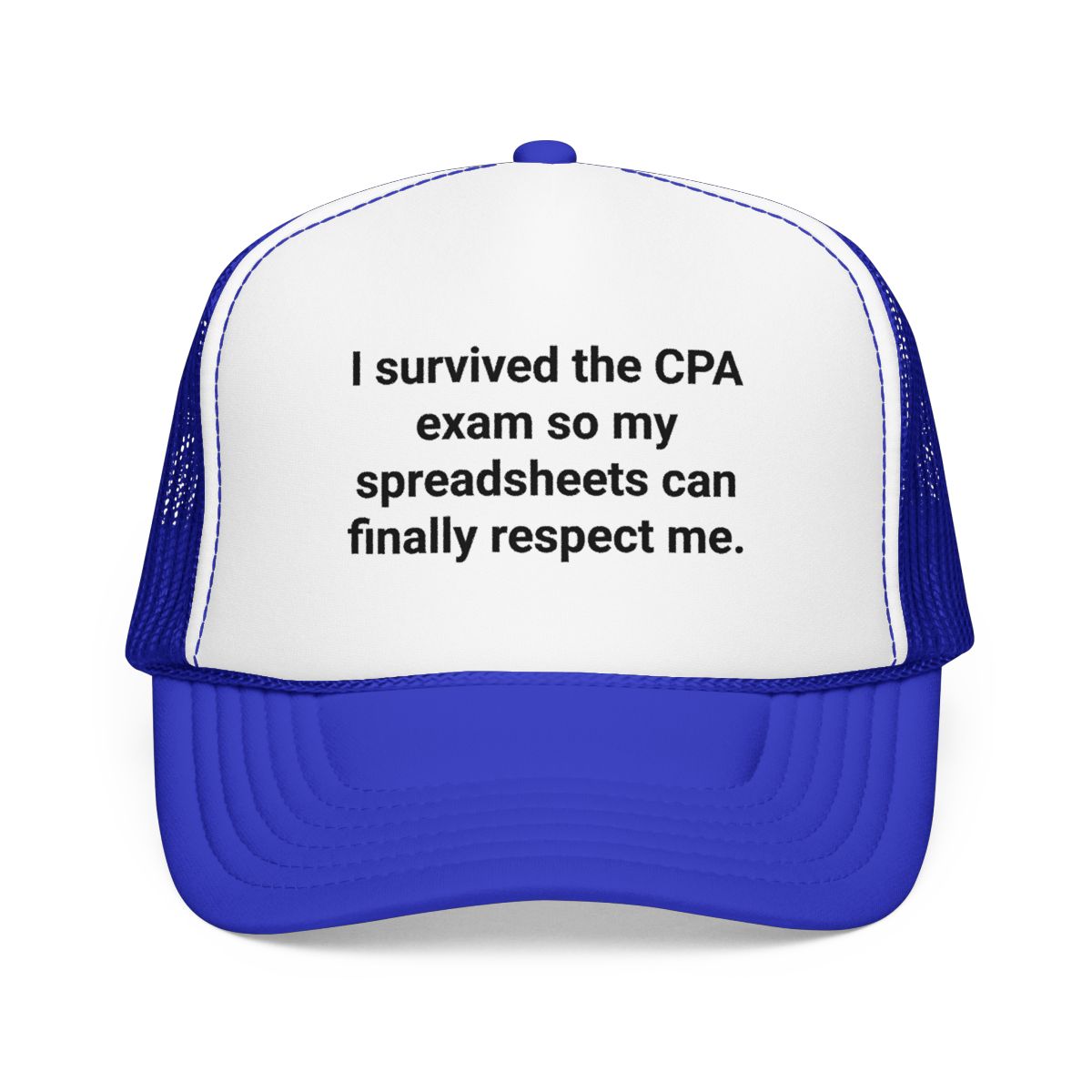 I Survived the CPA Exam Trucker Hat - Gift for New CPAs