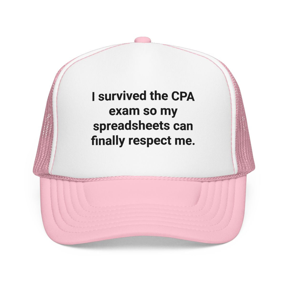 I Survived the CPA Exam Trucker Hat - Gift for New CPAs