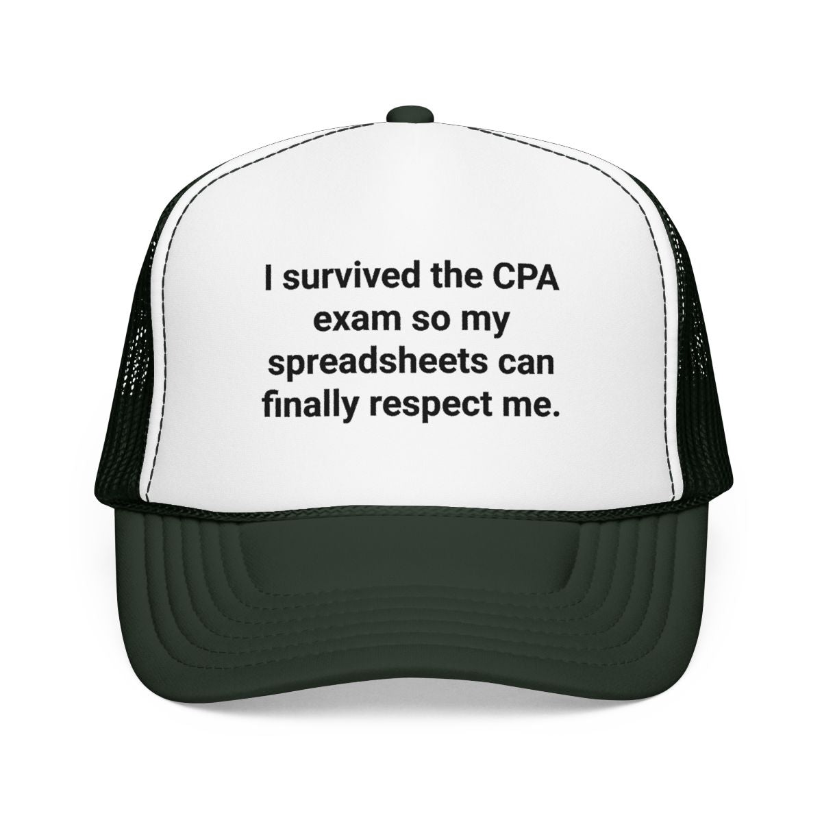 I Survived the CPA Exam Trucker Hat - Gift for New CPAs