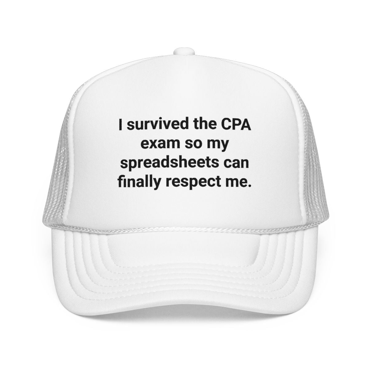 I Survived the CPA Exam Trucker Hat - Gift for New CPAs