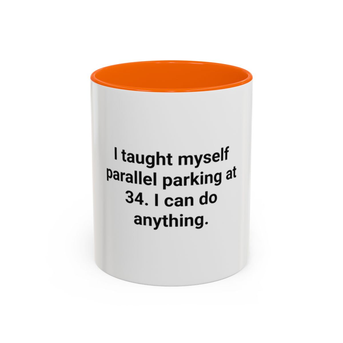I Taught Myself Parallel Parking at 34 - Mug for New Adult Drivers