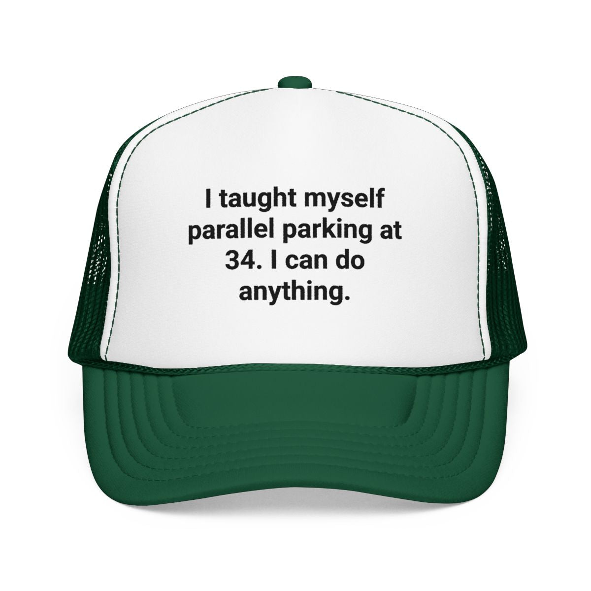 I Taught Myself Parallel Parking at 34 - Trucker Hat for New Drivers