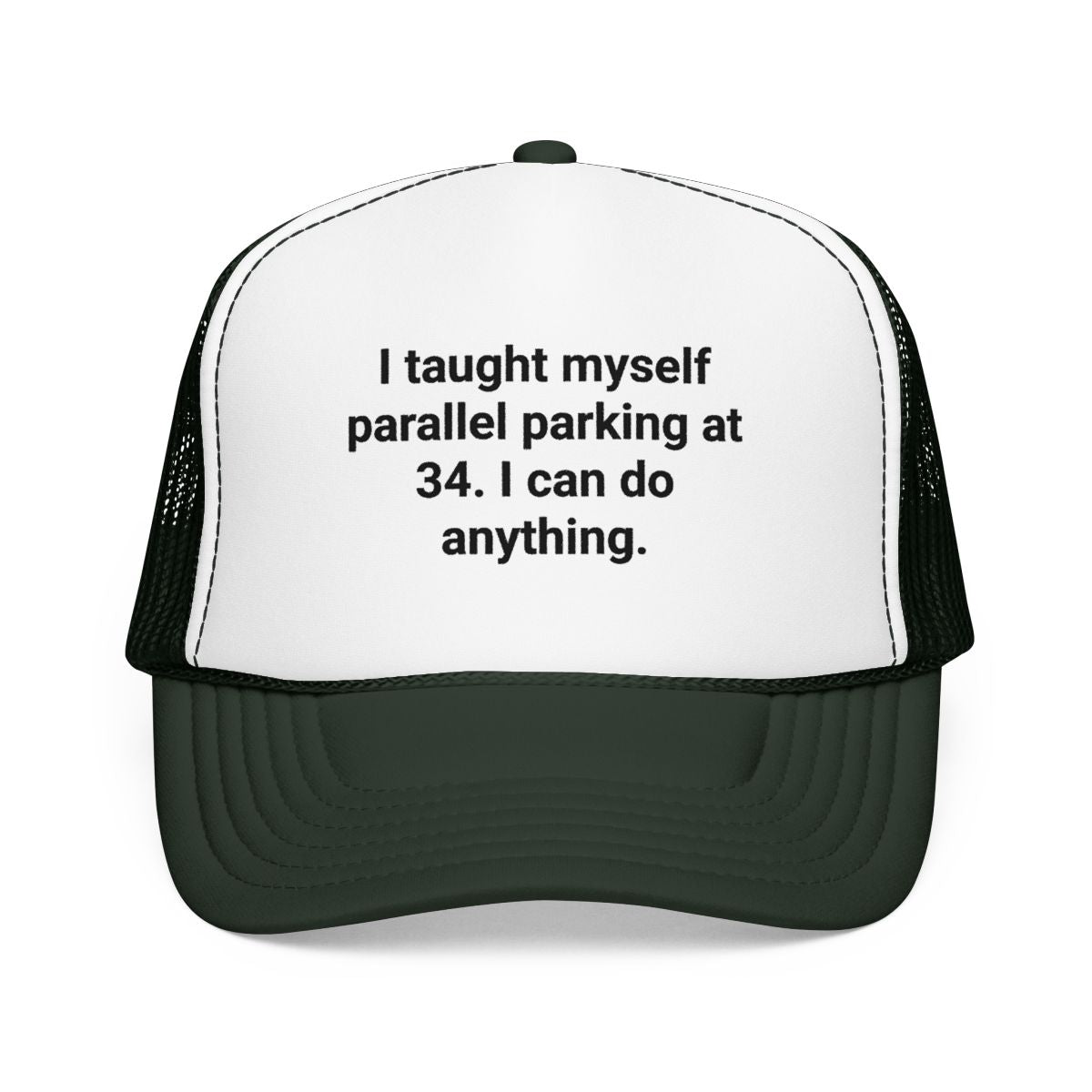 I Taught Myself Parallel Parking at 34 - Trucker Hat for New Drivers