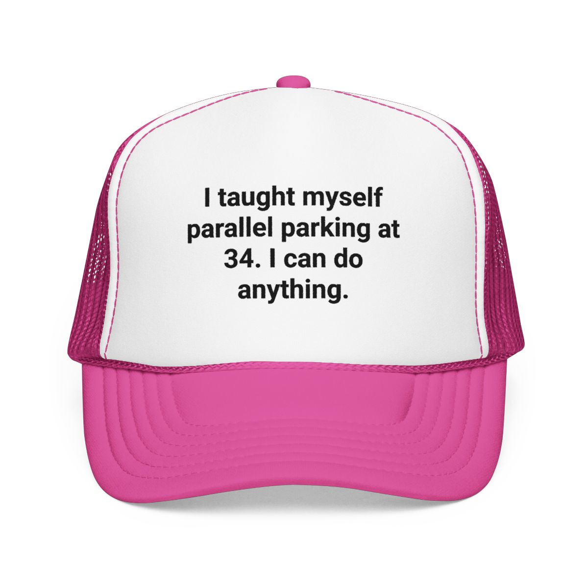 I Taught Myself Parallel Parking at 34 - Trucker Hat for New Drivers