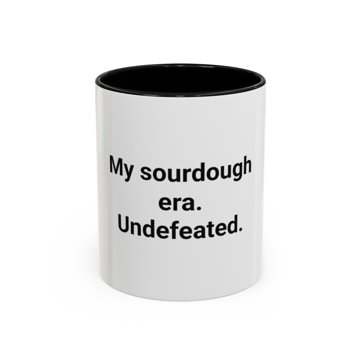 My Sourdough Era. Undefeated. - Accent Mug for Sourdough Lovers