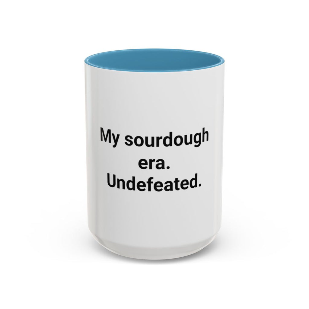 My Sourdough Era. Undefeated. - Accent Mug for Sourdough Lovers