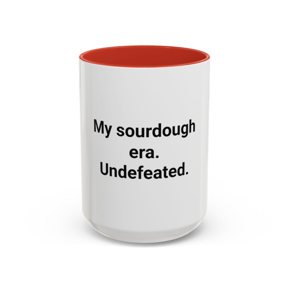 My Sourdough Era. Undefeated. - Accent Mug for Sourdough Lovers