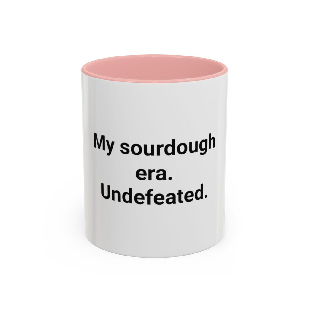 My Sourdough Era. Undefeated. - Accent Mug for Sourdough Lovers