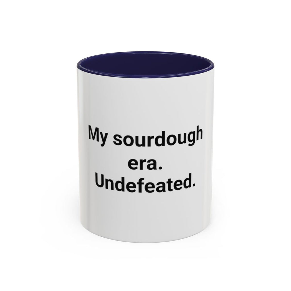 My Sourdough Era. Undefeated. - Accent Mug for Sourdough Lovers