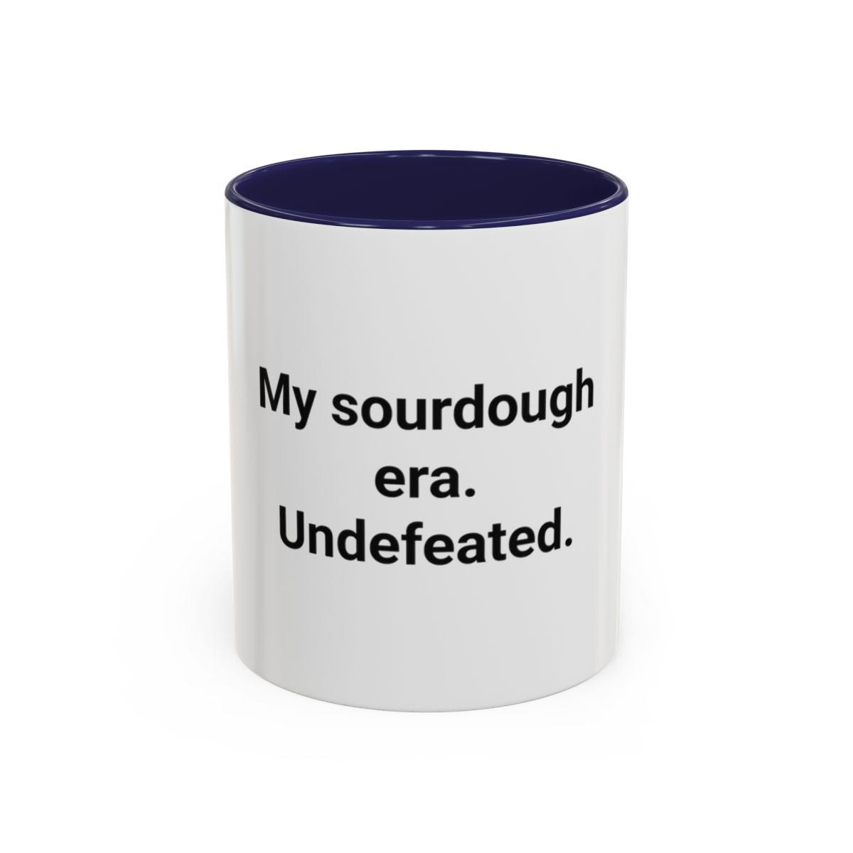 My Sourdough Era. Undefeated. - Accent Mug for Sourdough Lovers
