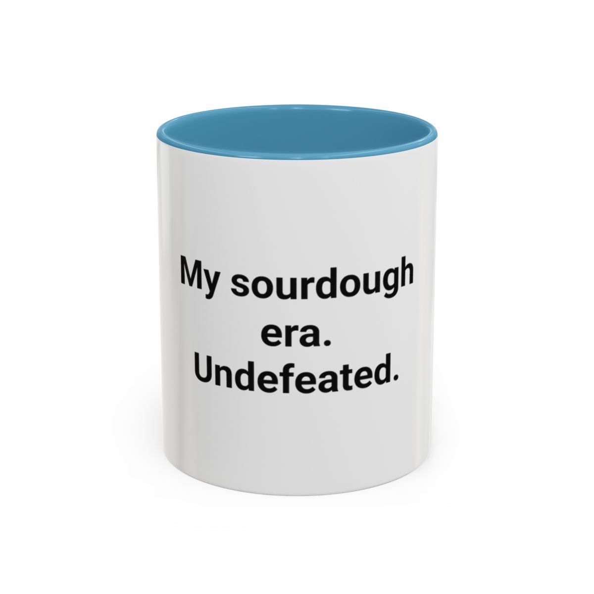 My Sourdough Era. Undefeated. - Accent Mug for Sourdough Lovers
