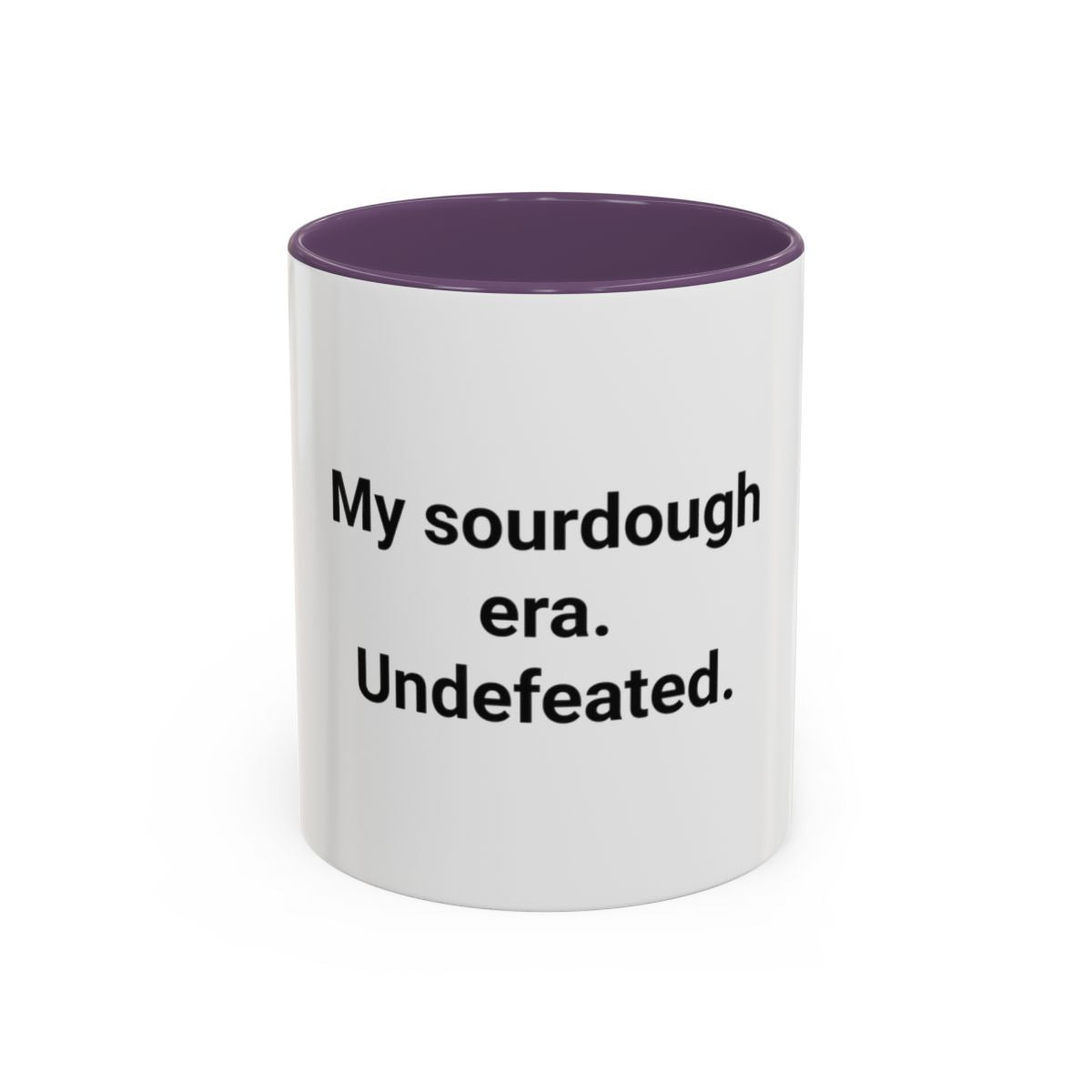 My Sourdough Era. Undefeated. - Accent Mug for Sourdough Lovers