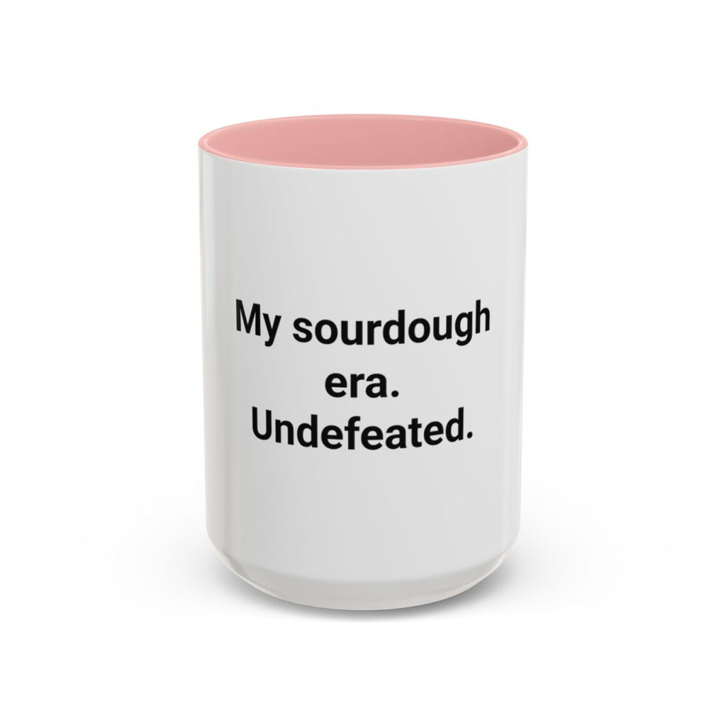 My Sourdough Era. Undefeated. - Accent Mug for Sourdough Lovers