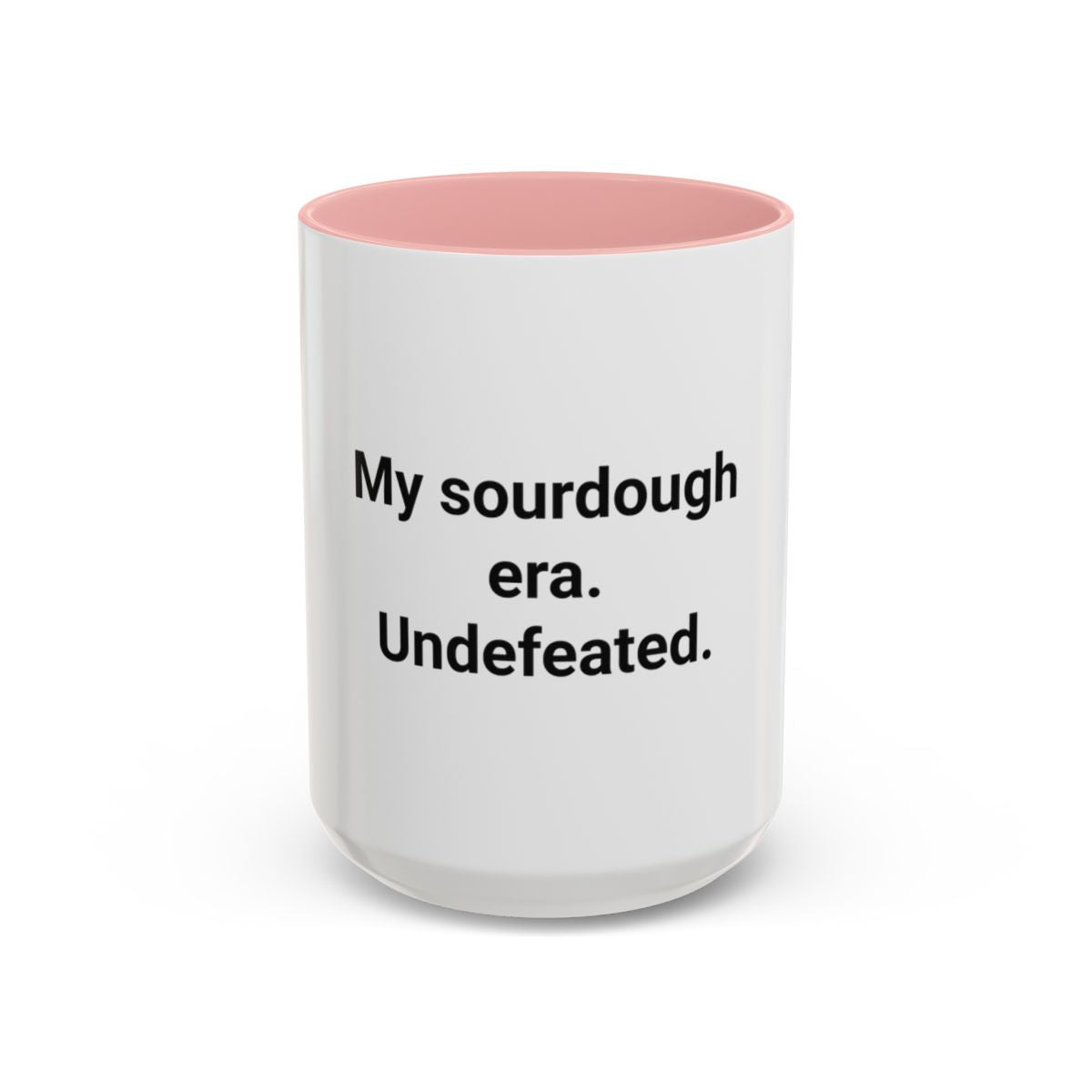 My Sourdough Era. Undefeated. - Accent Mug for Sourdough Lovers