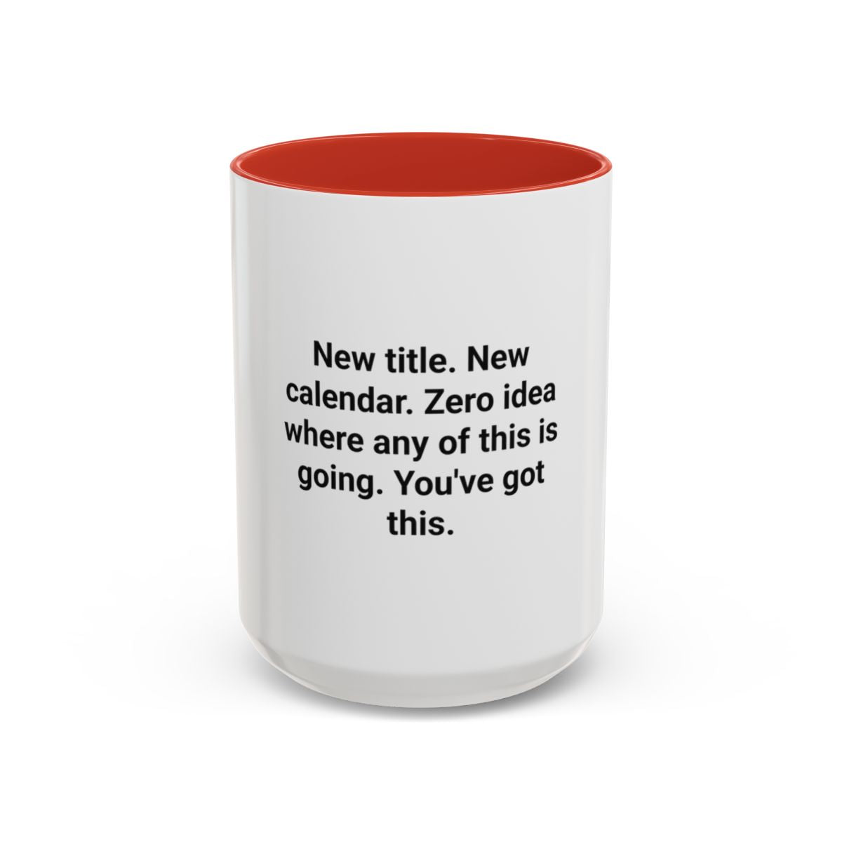 New Title New Calendar Mug - Gift for First Time Manager