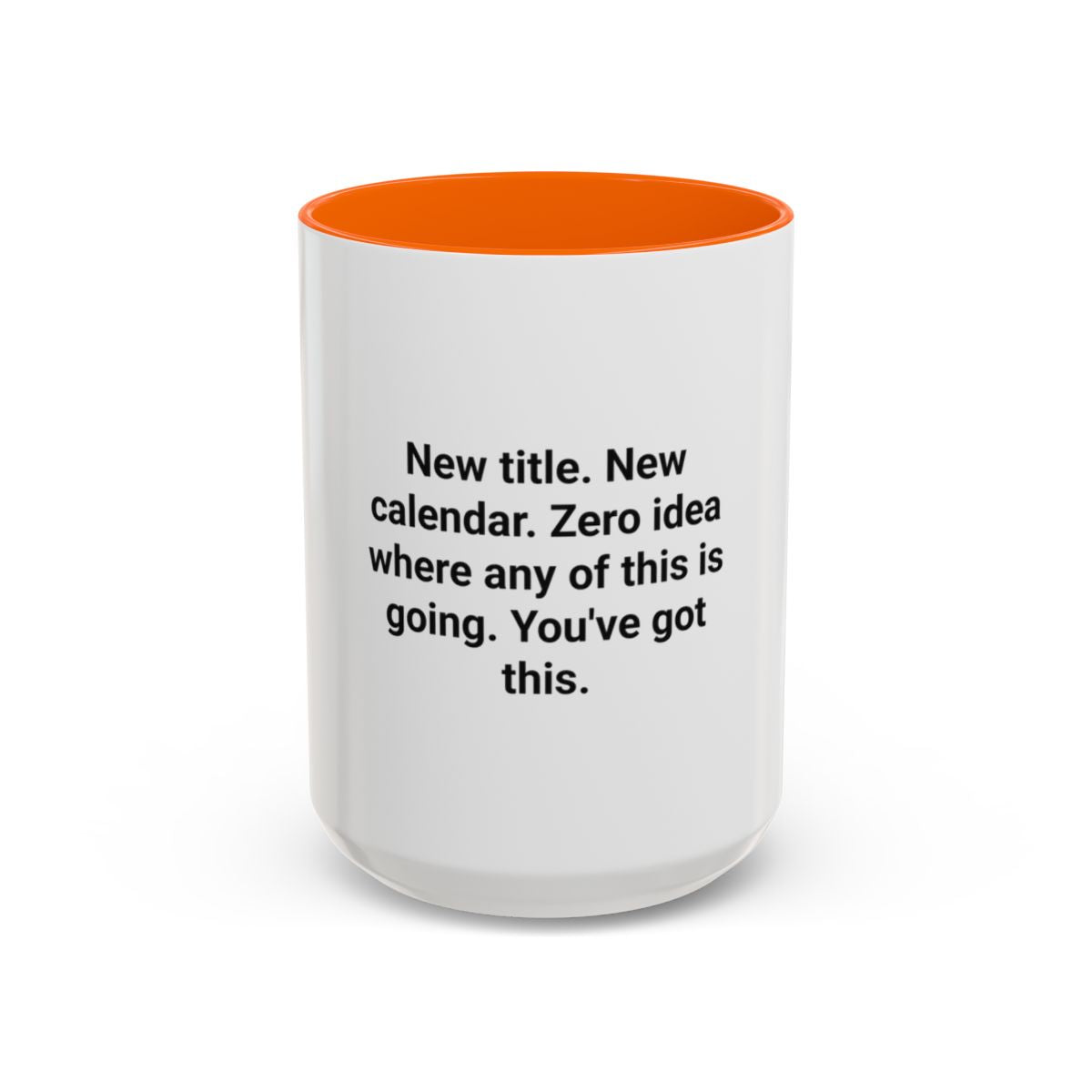 New Title New Calendar Mug - Gift for First Time Manager