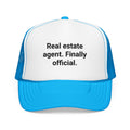 Real Estate Agent Finally Official - Trucker Hat for New Agents