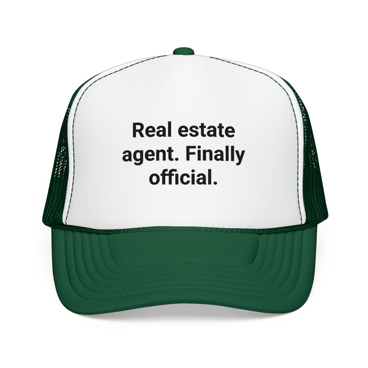 Real Estate Agent Finally Official - Trucker Hat for New Agents