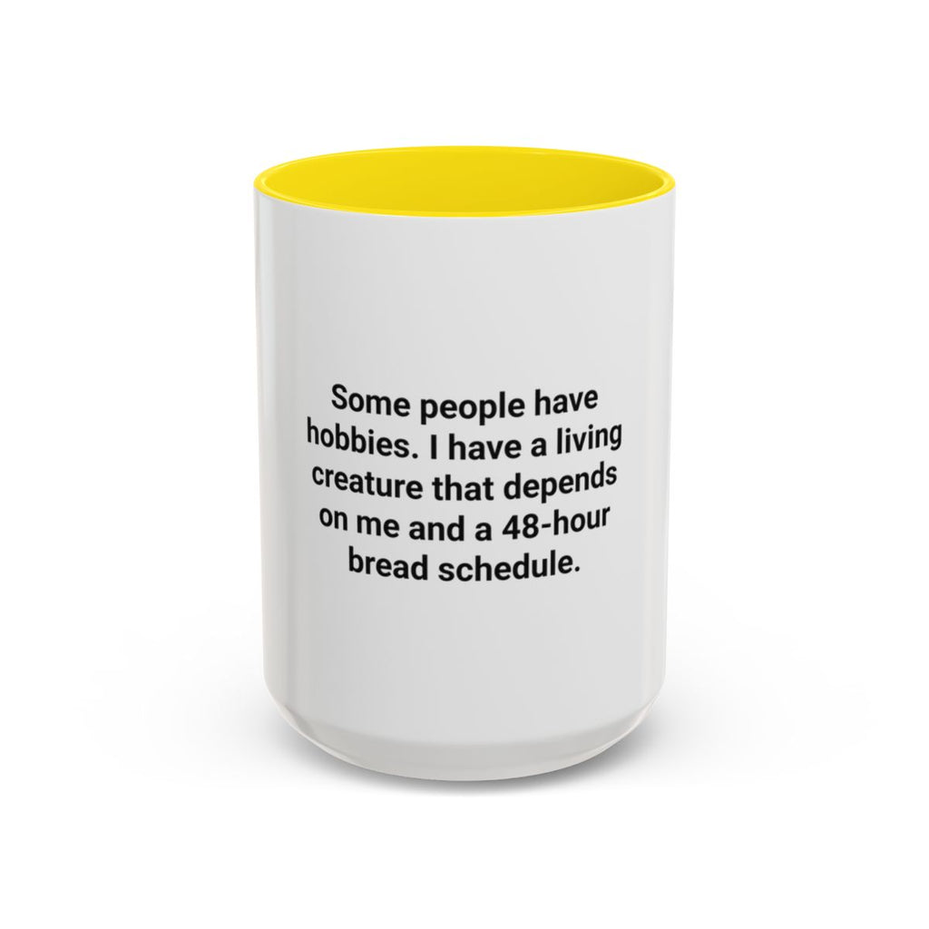 Sourdough Obsessed Accent Mug - Funny Gift for Bread Bakers