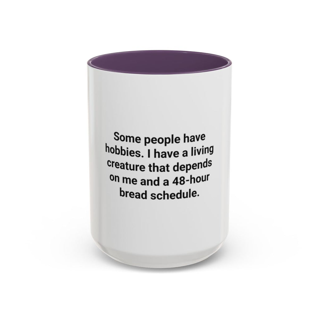 Sourdough Obsessed Accent Mug - Funny Gift for Bread Bakers