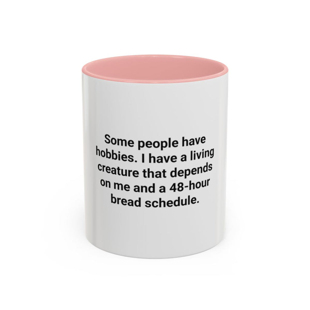 Sourdough Obsessed Accent Mug - Funny Gift for Bread Bakers