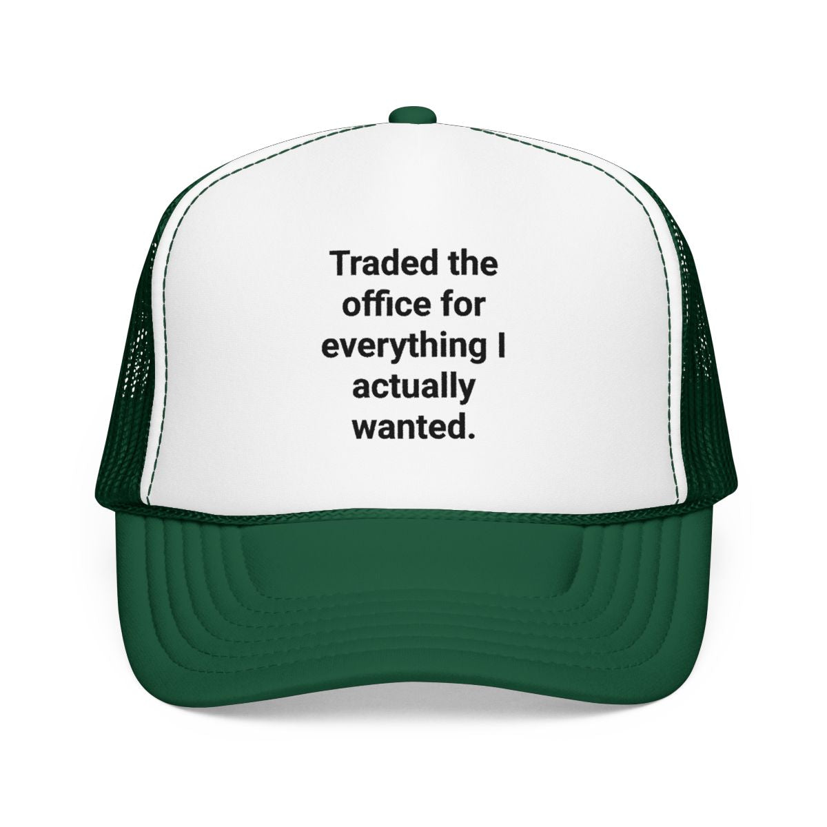 Traded the Office for Everything I Actually Wanted - Trucker Hat for New Freelancers